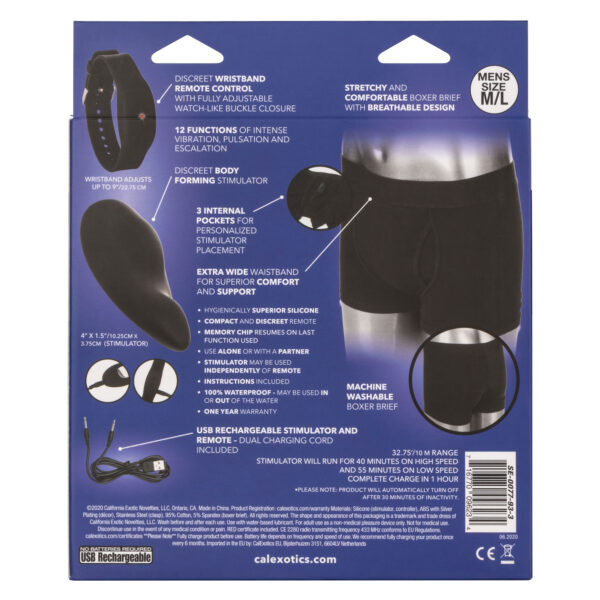Remote Control Boxer Brief Set - M/l