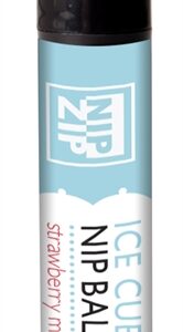 Nip Zip Ice Cube Nip Balm - Strawberry Mint - Tube Carded