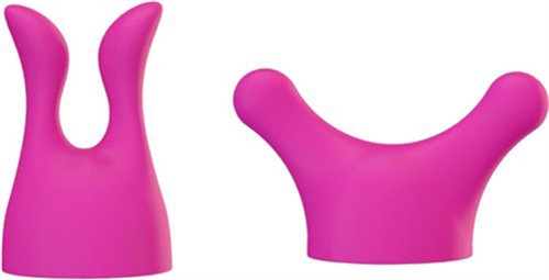 Designed to fit with Palm Power Massager 100 percent silicone Phthalate free soft touch - 2 pack Palm Power Heads. Palm Finger   - Two rounded edges to relax every muscle in your fingers and palm. Palm Curve - Two rounded edges glide over your arms legs and body for a truly magnificent massage.