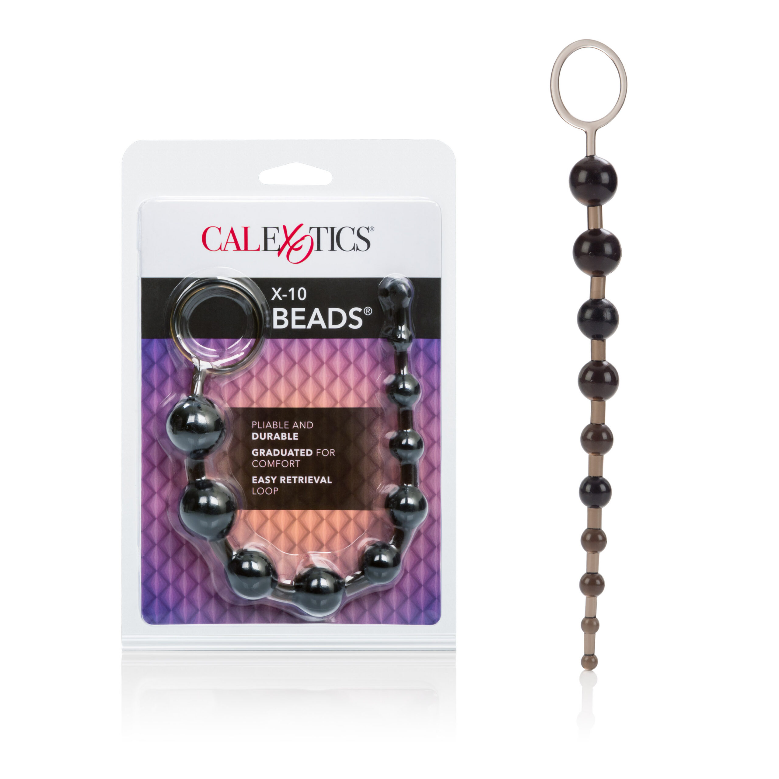 always use a quality lube with this toy. The beads are great for spontaneous and adventurous stimulation satisfaction. The graduated beads are designed for anal insertion one bead at a time and increase the seductive sensitivity with every larger sized bead that is inserted. Slow insert the smallest bead