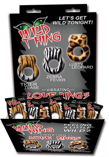 Now you can get down wild with Wild Thing Animal Love Rings. <br><br> Made out of super soft silicone
