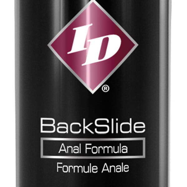 BackSlide is one of IDs most creative formulas made with a specific use in mind. ID BackSlides special silicone-based formula includes clove extract and spilanthes extract which provides a natural muscle relaxing effect. BackSlide appeals to all genders and the thick cushiony texture and feel are unlike any other anal lubricant on the market.