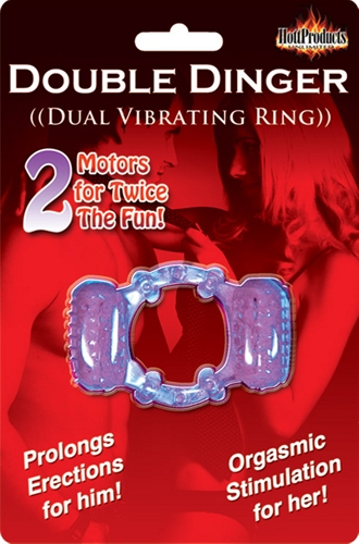 Stretchy jelly cockring with two removable mini bullets. Vibrating mini bullets stimulate the testicles and the clitoris. <br><br> MEASUREMENTS: <br>  Lenght: 2" (5.08 cm) <br>  Width: 3" (7.62 cm)