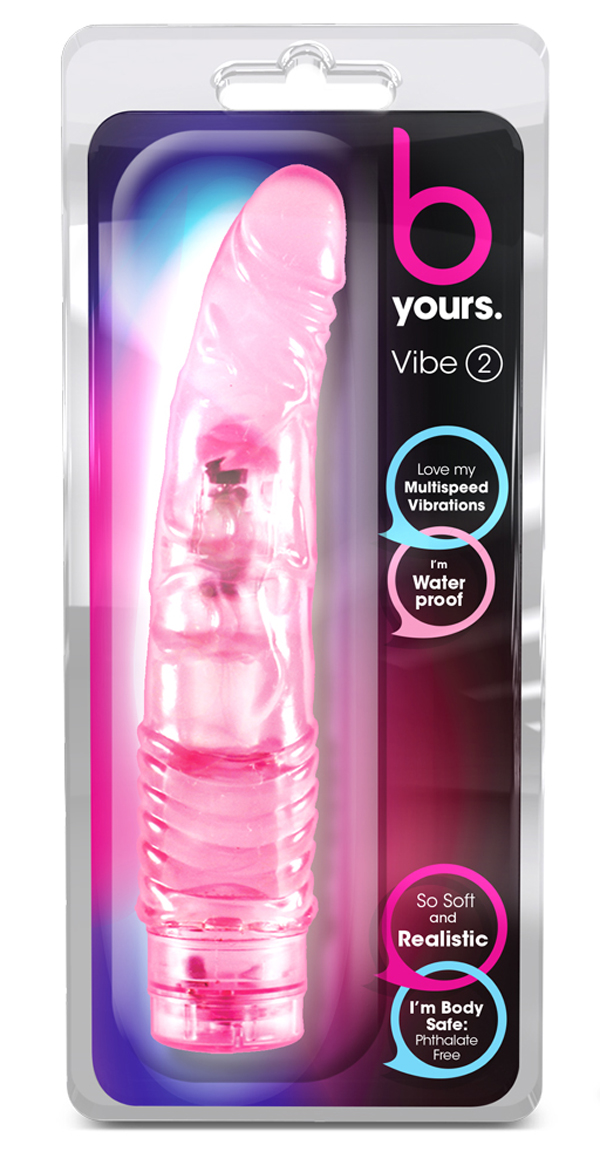 Vibe #2 is made of Phthalate f ree PVC and powered by 2 AA batteries