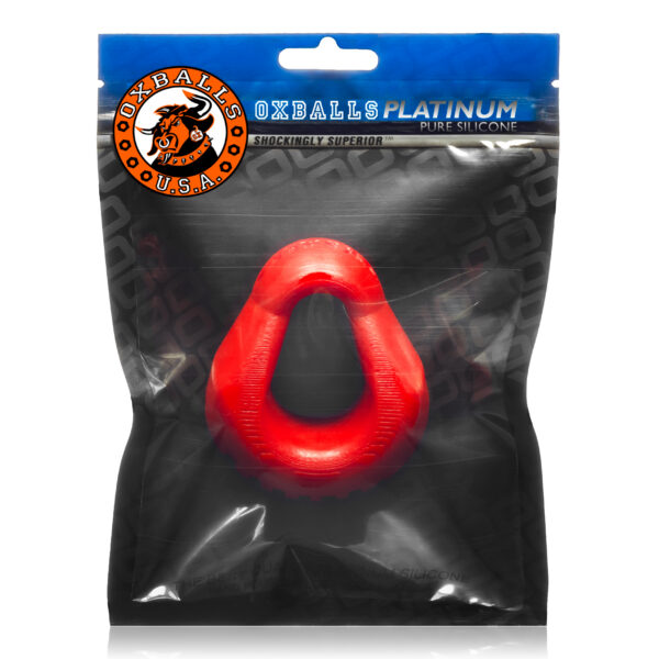 HUNG cockring puts a squishy pad of silicone behind your ballsack