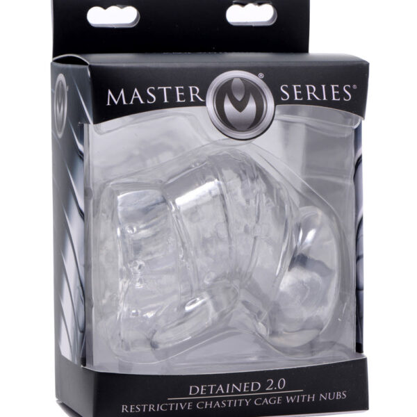 Detained 2.0 Restrictive Chastity Cage With Nubs