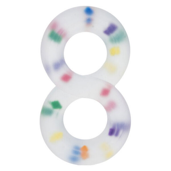 Alpha Liquid Silicone Crazy 8 Party Ring