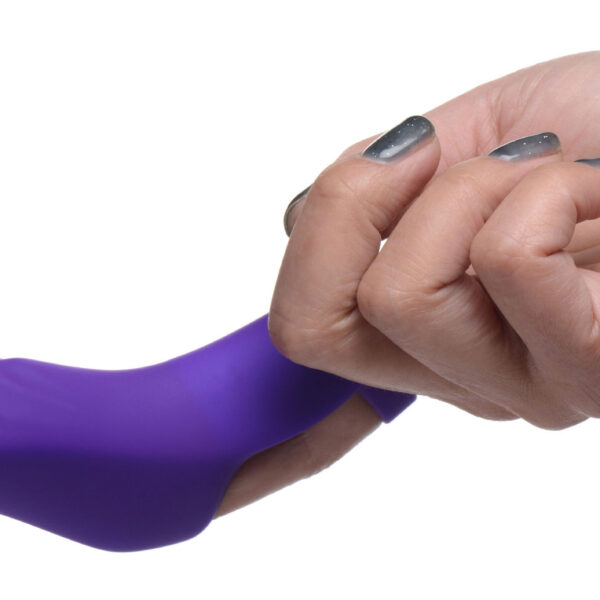 7x Finger Bang Her Pro Silicone Vibrator - Purple