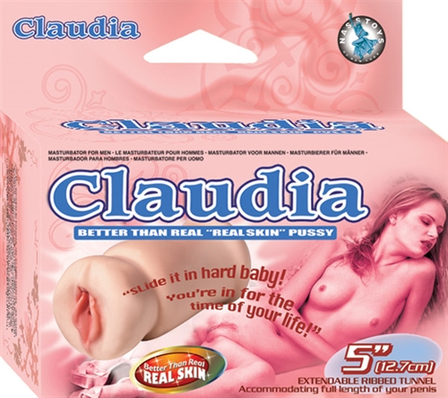 5 inch realistic material. Extendable ribbed tunnel accommodates the full length of your cock.