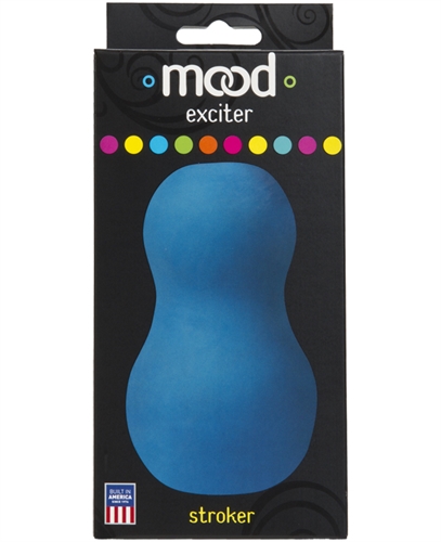 Double your pleasure with the Mood Exciter. This ergonomically designed UR3 stroker features two entrances the smaller tighter tunnel features plush massage beads while the larger tunnel is heavily ribbed for your pleasure. This unique design makes it easy to flip it grip it and alter the sensation mid-session. Find the fit thats right for you.