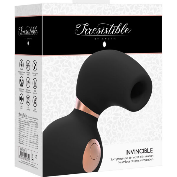 Invincible Clitoral Stimulator - Black
