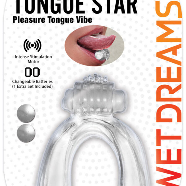 Wet Dreams Tongue Star - Clear