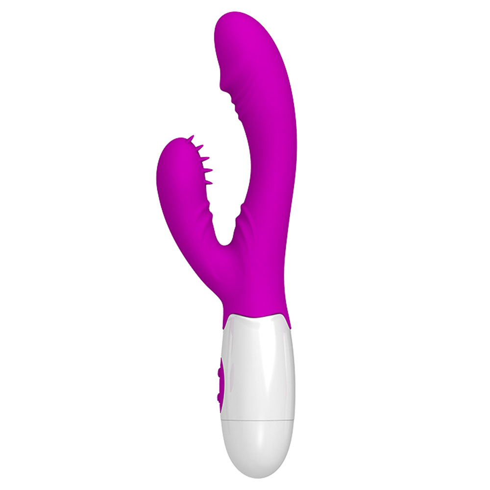 the clitoral stimulator's silky-soft silicone petals give your love bud the ultimate massage. Customize your pleasure with 7 powerful vibration modes and 3 modes of squirm. Requires 2 AAA batteries