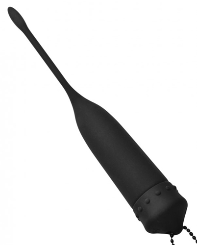 The pulse and rhythm of this premium vibrating sound will certainly send him over the edge time and time again. Made of premium silicone so it bends within the body. This highly powerful piece sends a strong  vibration through the tip straight into your playthings cock. Simply Simply insert the sound and turn on the vibration. It is your domain... <br><br>  Non-porous  <br>  Hygienic  <br>  Easy to sterilize  <br>  Flexible  <br>  Impact resistant  <br>  Long term value