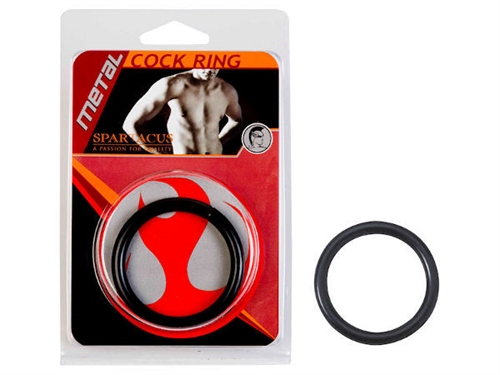 Ready for more than the beginners rubber ring. The experienced man will appreciate the welded metal cock ring. Single metal cock ring.