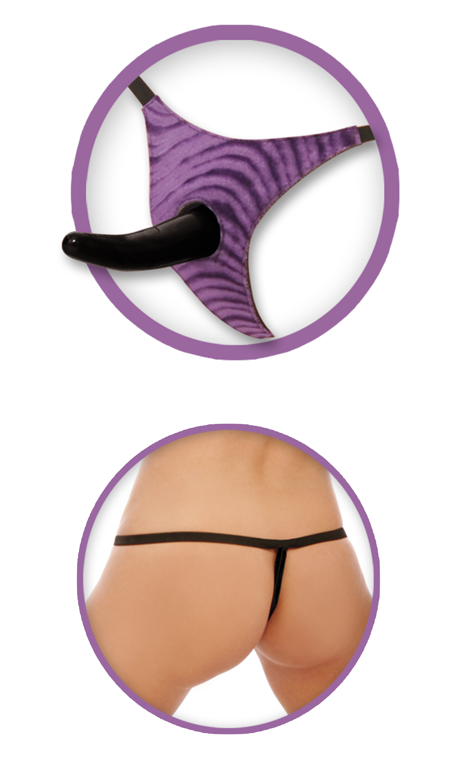 and now he wants more. Give your boy-toy the anal satisfaction he craves with this petite Vibrating Strap-On For Him! This slim dildo is perfectly sized for his first anal encounter. It's small enough not to intimidate