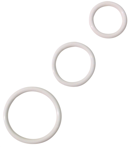 Rubber cock ring. Cock ring sizes 1.25 inches 1.5 inches and 2 inches.