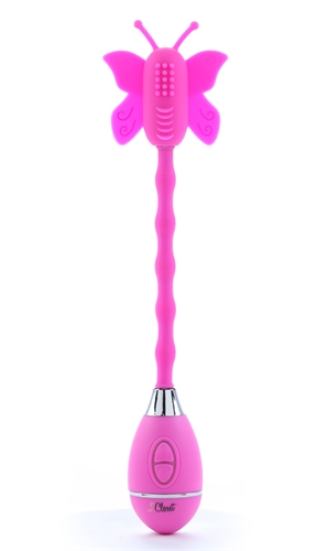 Finally a massager designed to comfortably reach the most sensitive of places. Made with strong attention to detail this soft bendable Butterfly Wand features easy to use LED lit controls with 12 stimulating pulsating functions. This new generation tickler can be maneuvered into a variety of angles for clitoral anal and anal play. Textured for added pleasure and an easy grip handle the butterfly is sure to make play time your favorite time of day.