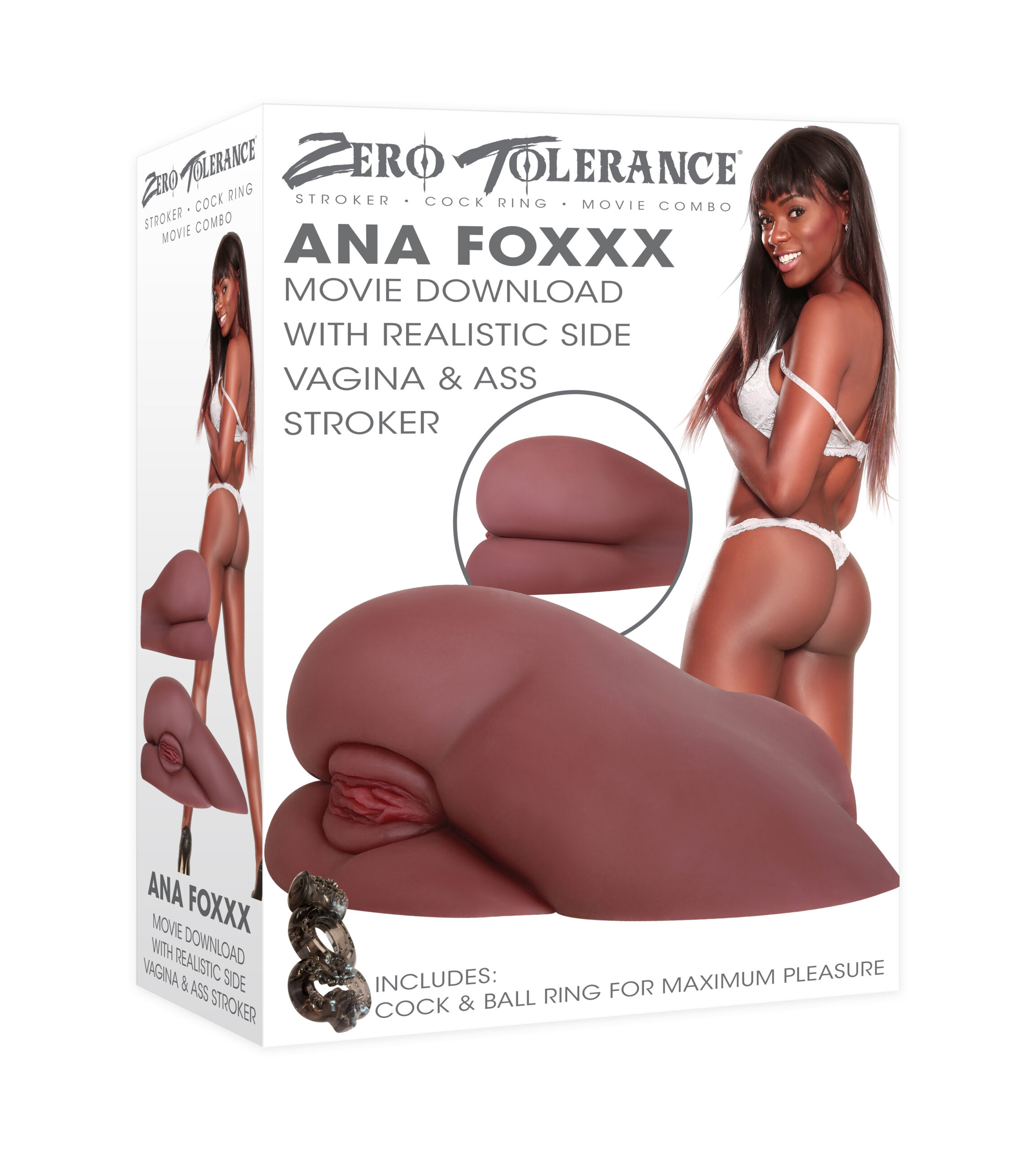 Ana Foxxx Movie Download With Realistic Side Vagina and Ass Stroker