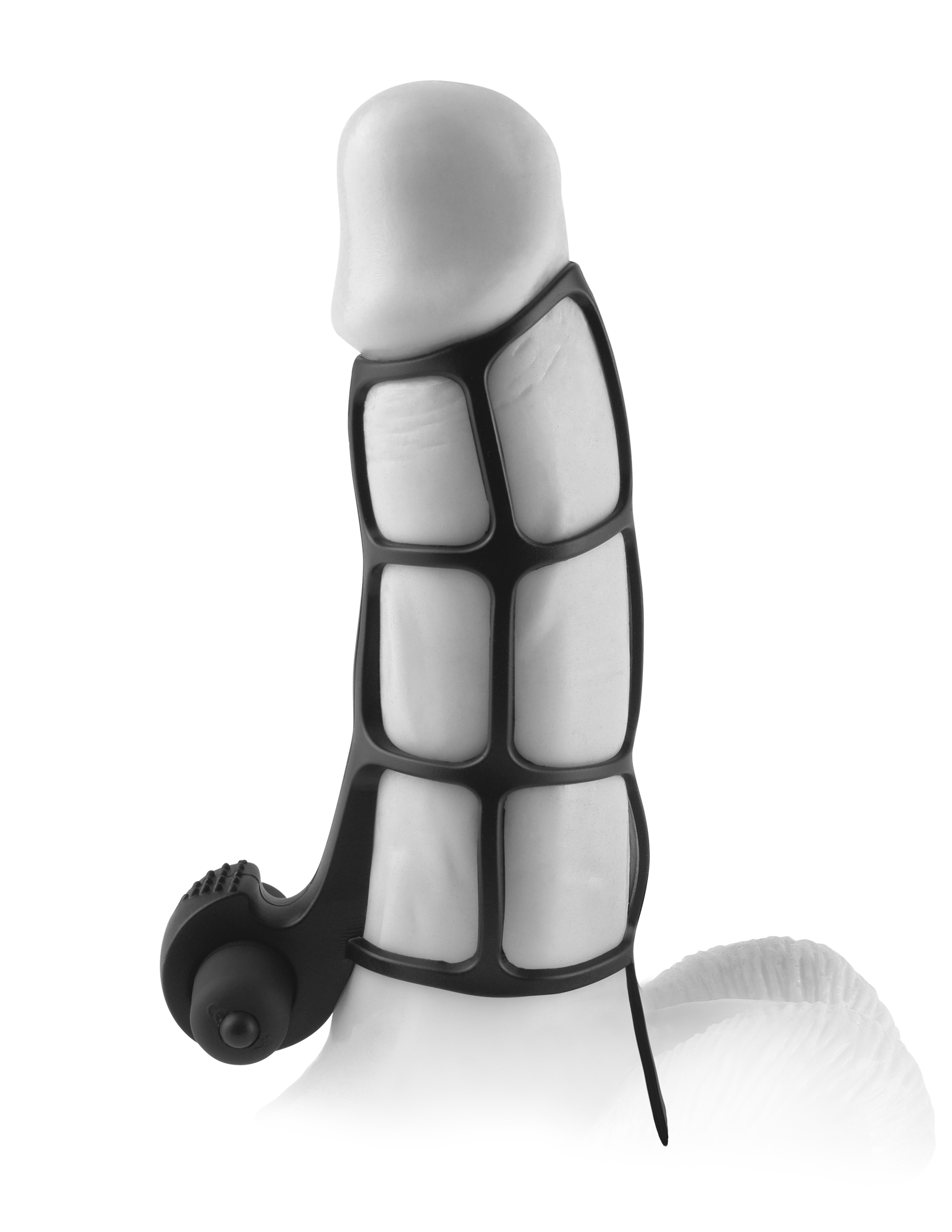 Fantasy X-Tensions Deluxe Silicone Power Cage - Black - Image 4