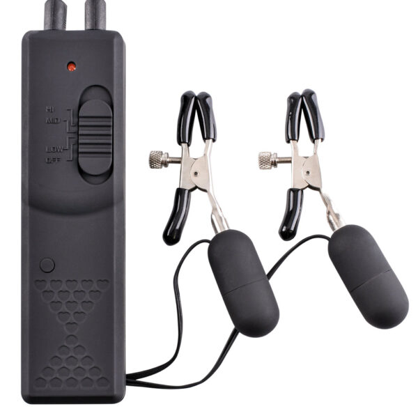 Make your nipples perk with pleasure with these multi speed Vibrating Nipple Clamps.  <br><br> With 3 patterns of vibration to choose from