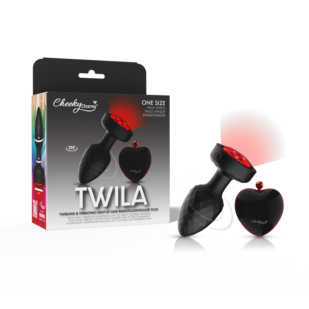Rotating and Light-Up Anal Plug. Designed to dazzle