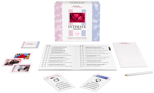 Regardless of how far into your relationship you are KEEP DATING with the Intimate Rewards game. Earn Rewards Cards such as a romantic dinner unique date night or a massage by answering personal questions about each other correctly. Redeem your Rewards Cards throughout the next few weeks for the thoughtful things you both do to take care of one another.