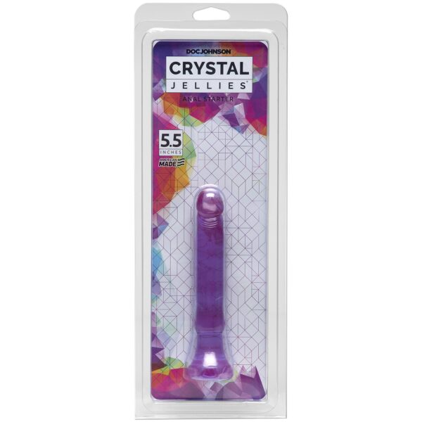 Doc Johnson's Crystal Jellies Anal Starter is a soft and flexible erotic tool that is perfect for anal enjoyment. Its realistic head and veined