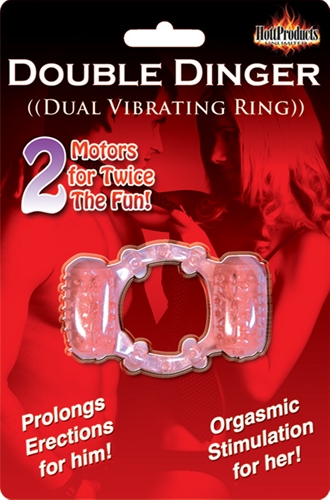 Stretchy jelly cockring with two removable mini bullets. Vibrating mini bullets stimulate the testicles and the clitoris. <br><br> MEASUREMENTS: <br>  Lenght: 2" (5.08 cm) <br>  Width: 3" (7.62 cm)