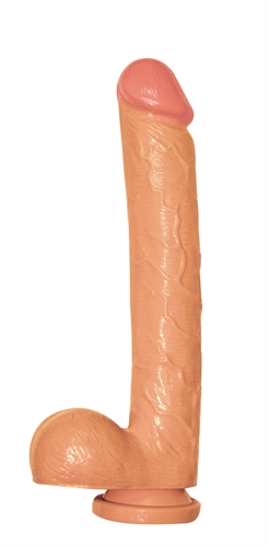 Better than real skin. Suction cup base. Veined texture for that real feel.