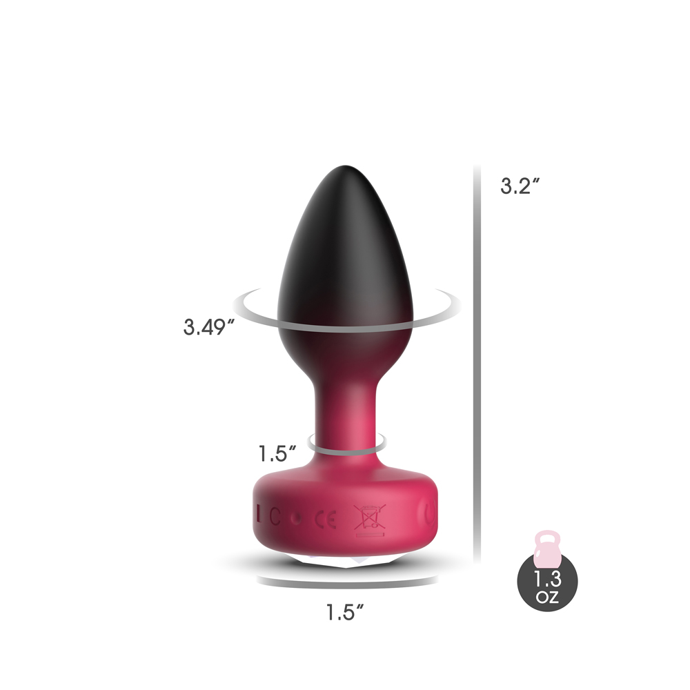 giving you the freedom to enjoy hands-free pleasure or partner-powered play. Available in two captivating colorways Teal Ombr with a clear gem