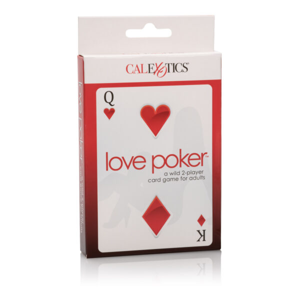 Card game for couples opens doors to passion rekindles romance strips away inhibitions and encourages great dialogue between lovers. Includes 54 love poker cards 52 love cards 2 poker hand ranking guide cards with instruction booklet. For 2 adult players.