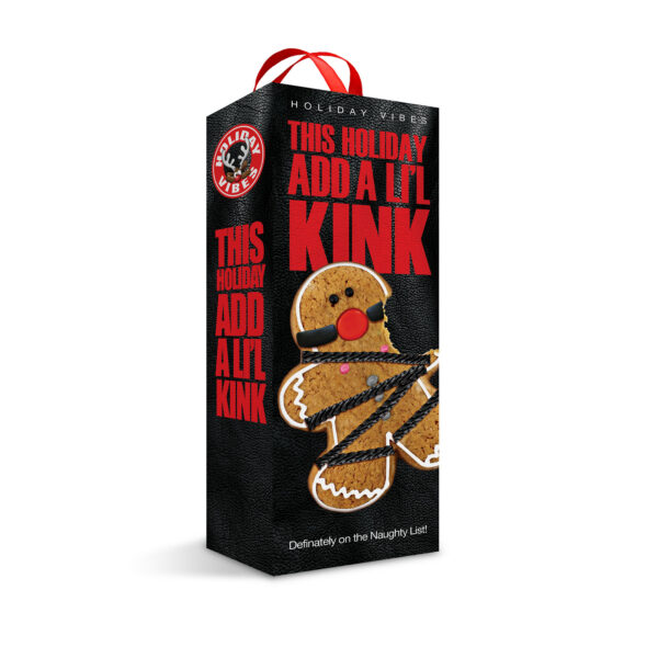 Holiday Vibes Naughty List Gift Add a Lil Kink - Blindfold, Wrist and Ankle Sashes