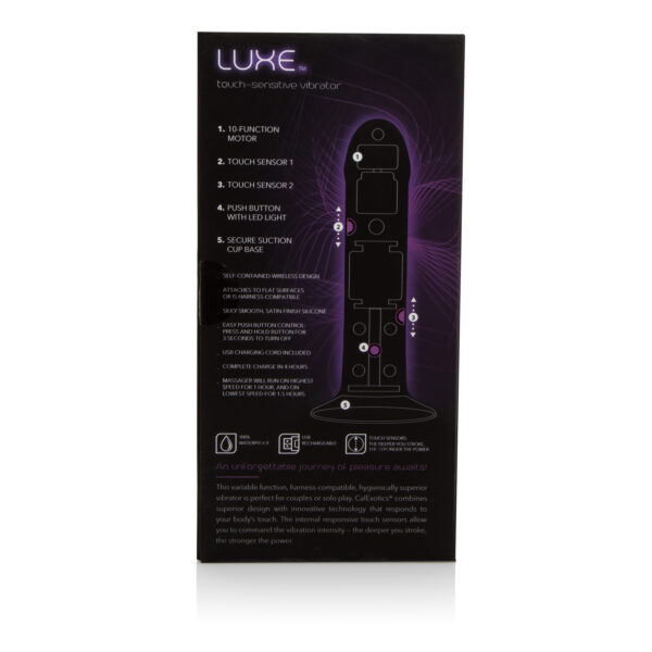 Luxe - Touch Sensitive Vibrator - Pink