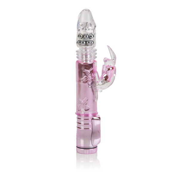 Thrust into a toy that's made to satisfy your every desire with the Thrusting Orgasm Jack Rabbit. This elaborate toy has functions to realize your every craving with incredible textures