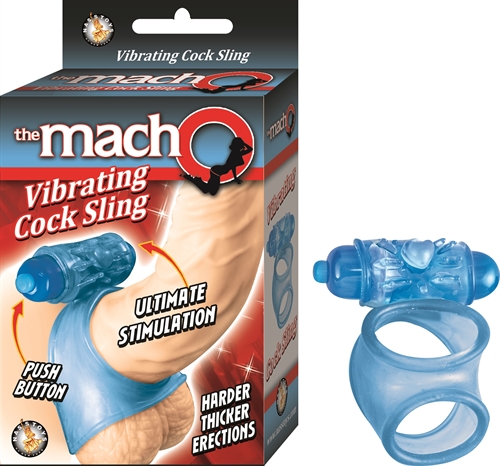 The Macho Vibrating Cock Sling gives harder