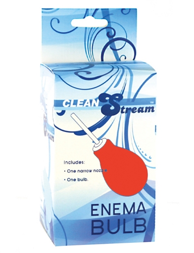 The CleanStream Enema Bulb is a great option or those looking for a quick and easy fix. Simply fluid to the bulb screw the nozzle tight and secure the seal. This Enema Bulb is perfect travel and cleanup is a cinch. Designed for a quick and cleaning without the need for time-consuming set-up.