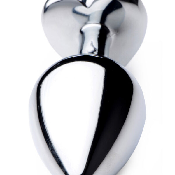 Black Heart Gem Anal Plug - Medium