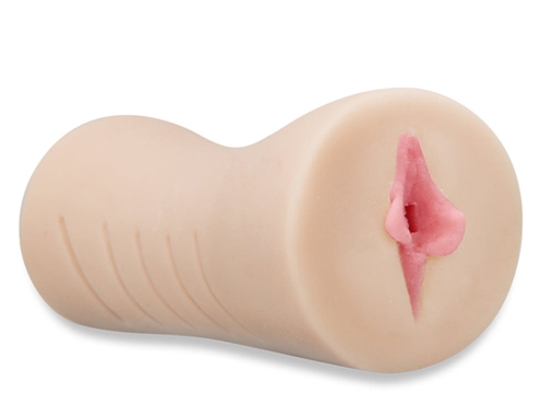 Her teeny exotic pussy is eager to please. This pussy will love you long time. Fuckable textured hole. The lips are hand painted pink for even more authenticity.
