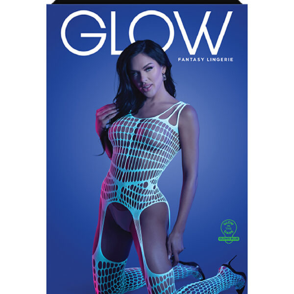 Timelapse Bodystocking - One Size - White/blue