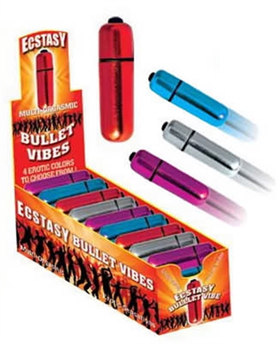 Ecstasy Bullet Vibes are the perfect way to get your Sexual Buzz on. Vibrate your pleasure zone into Erotic Overdrive with these Super Powerful Mini Vibes