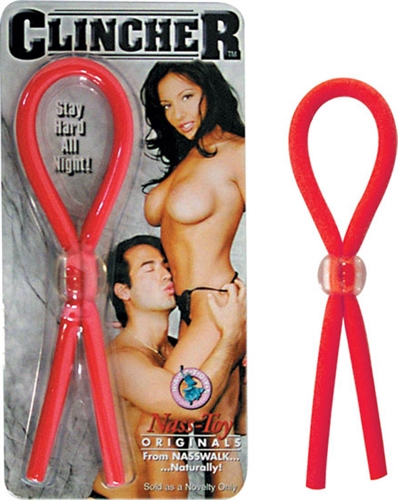 Adjustable cockring Bead slides up and down Rubber tubing stretches