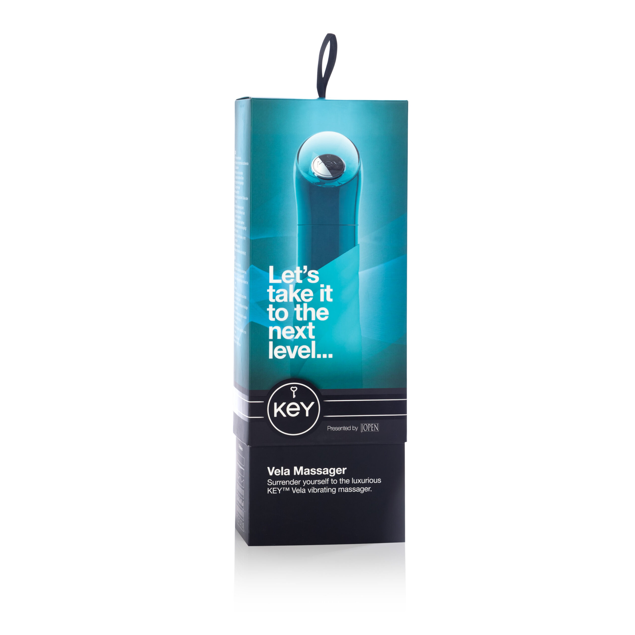 it's whisper quiet: your pleasure can be as private as you wish. Whether you enjoy the Key by Jopen - Vela vibrating wand experience by yourself or with a partner