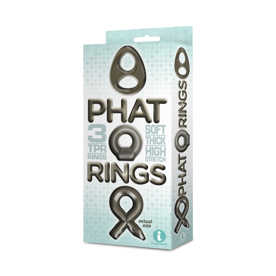 The 9's Phat Cock Rings - Smoke 2