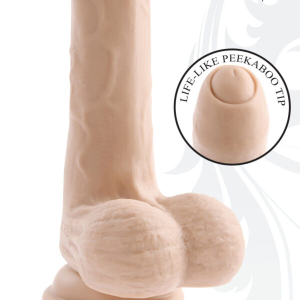Peek a Boo Vibrating Dildo - Light