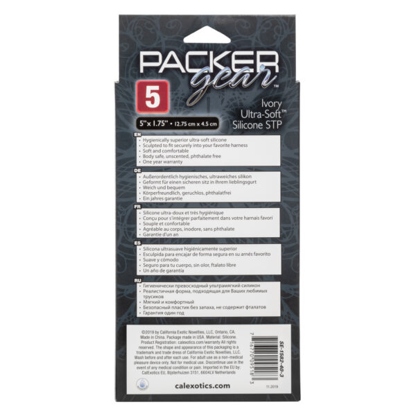 Packer Gear 5 Inch Ultra-Soft Silicone Stp Packer - Ivory