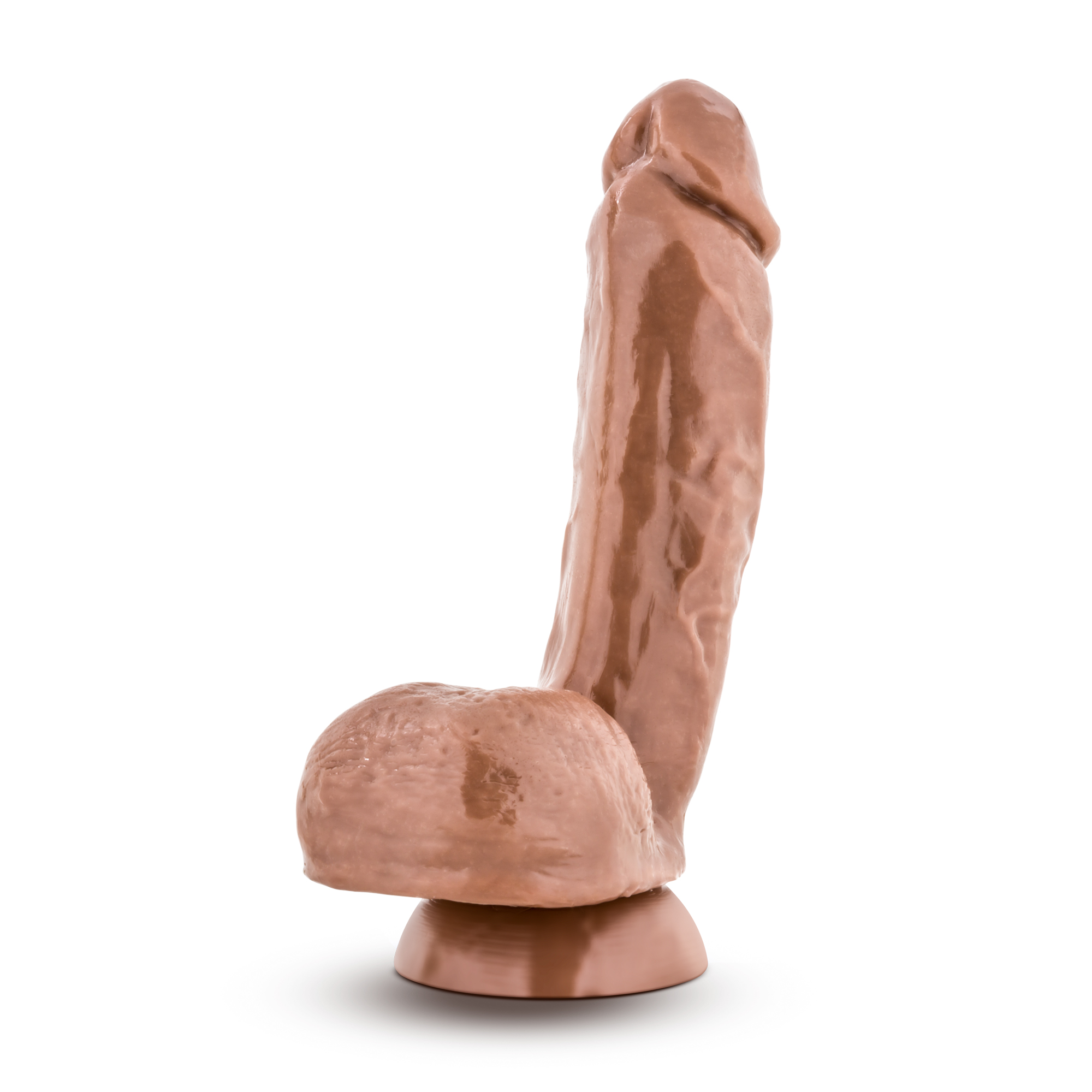 while the fleshy balls provide a cushion for a wild ride. Giddy Up! You can also suction this to any flat surface