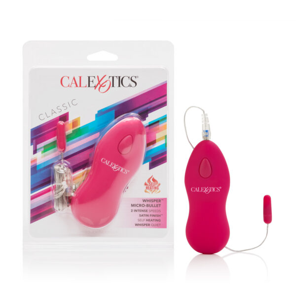 The Whisper Micro Bullet is every woman's little secret. It features a small  1.25" by 0.25" micro bullet plus an easy-to-use control pad with quiet