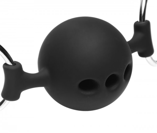 Hinder Silicone Breathable Ball Gag and Nipple Clamps - Image 3