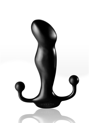 The Aneros Progasm is the newest member of the Aneros family. The Progasm is the largest Aneros to date. It features a newly designed round perineum tab and also boasts a Kundalini K-Tab. The K-Tab adds sensations up and down your back that are complementary to the sensations from the prostate. Mobility is a key to success with our products and despite its size the Progasm movies inside the mans bodys to provide a robust prostate massage for incredible pleasure.
